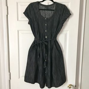 Soho Dark Denim Tie-waist Dress! Yasss! (Size 12)